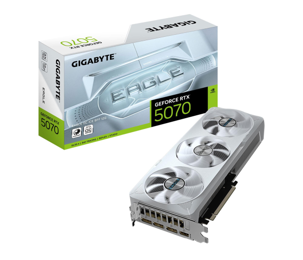 Gigabyte GeForce RTX 5070 Eagle OC Ice 12GB GDDR7 DLSS5 - 1318531 - zdjęcie